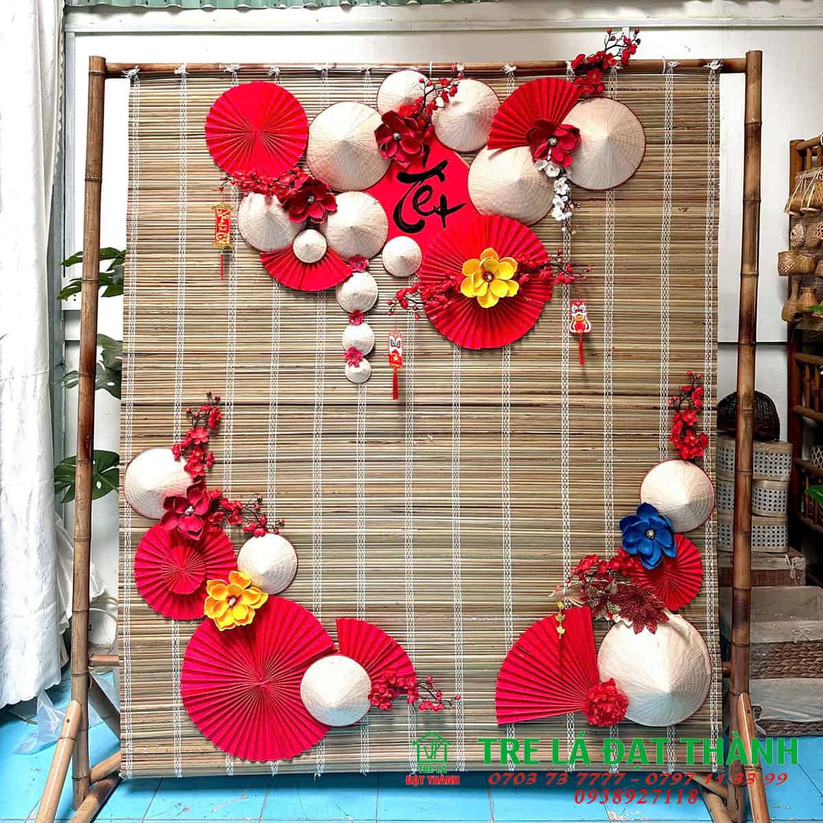 Mành Tre Trang Trí Tết